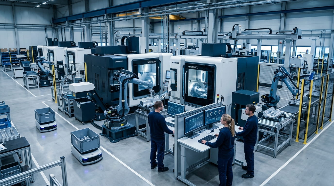Advanced CNC manufacturing equipment